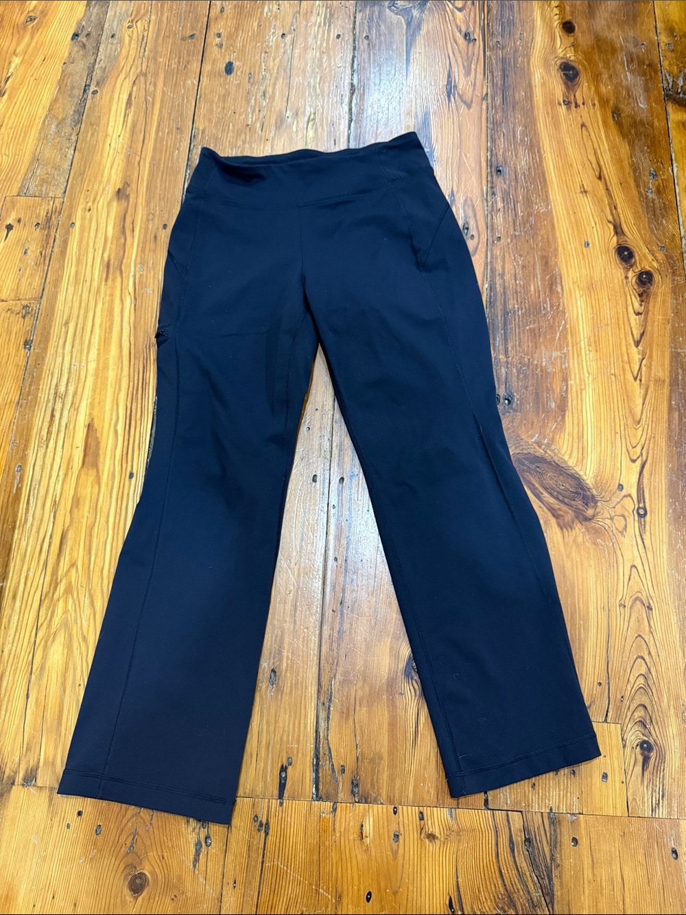 Duluth Women's Black Boot-Cut Pull-On Pants Size small